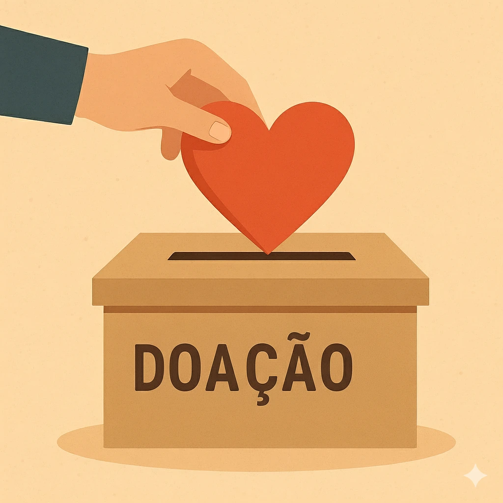 Imagem representando doação solidária